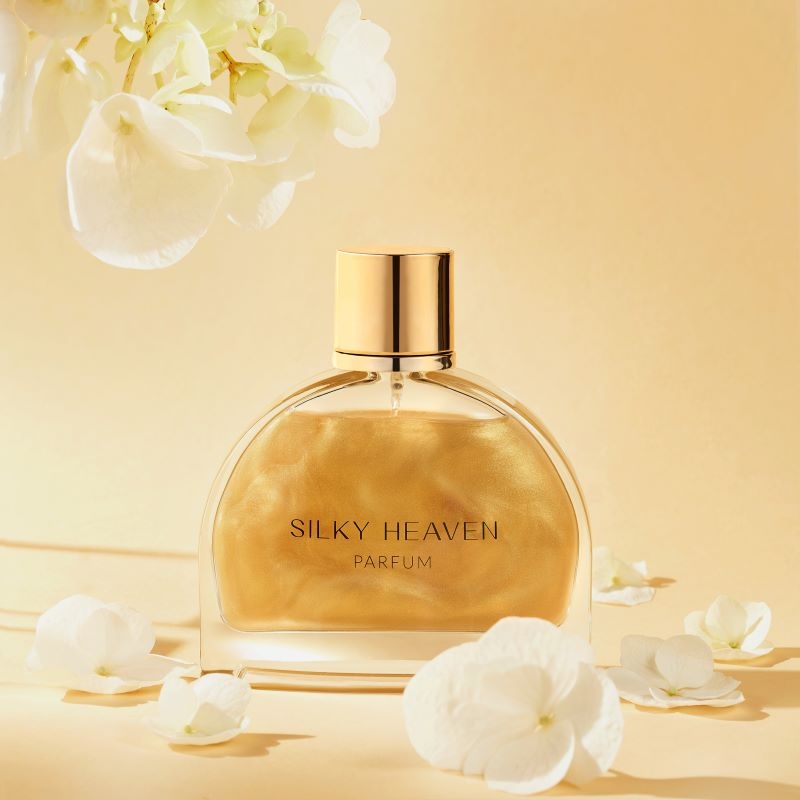 Perfumy Glantier Silky Heaven - 100 Ml ze złotymi drobinkami