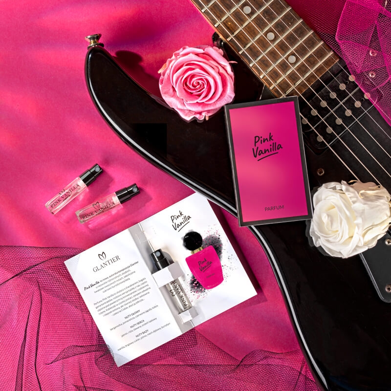 Pink Vanilla Glantier próbka perfum 2 ml gitara aranżacja